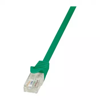 LogiLink Cat.6 U/UTP Gigabit Ethernet patch-kaapeli, 1,5 m, vihreä, Snagless, CCA, 250 MHz, RJ45