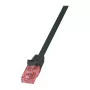 LogiLink Cat.6 U/UTP -verkkokaapeli, 3 m, musta, 1 Gbit/s, RJ45, Snagless, kupari