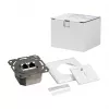 Logilink Cat.6 seinäpistorasia 2xRJ45 STP, vaakasuora, signal white