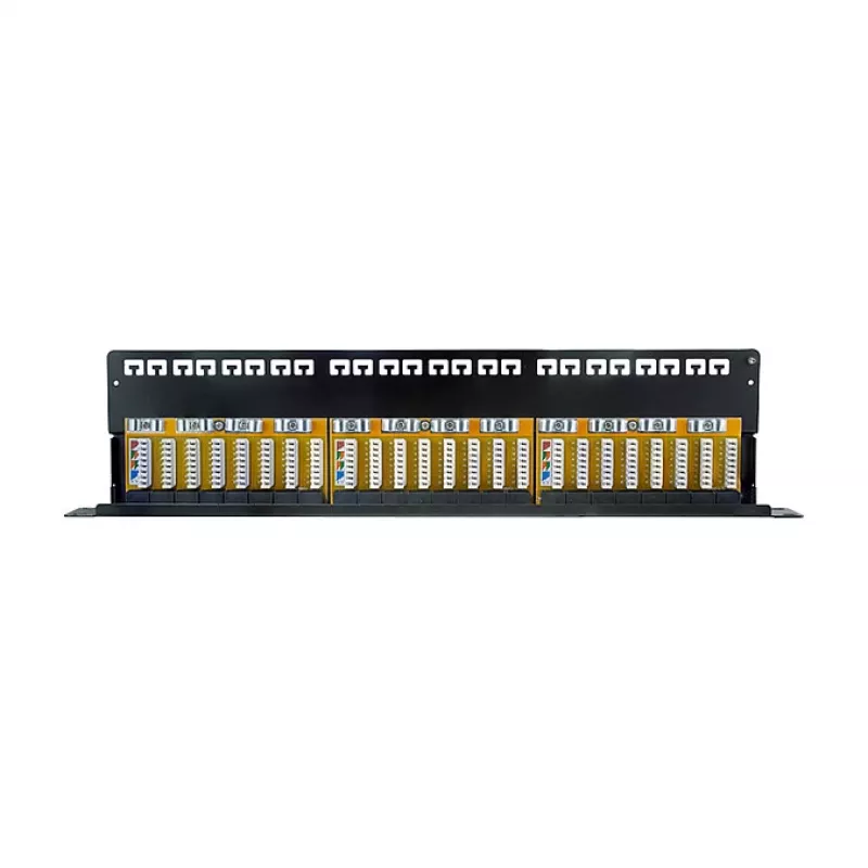 LogiLink Cat.6A patch-paneeli 24-porttia UTP, 1U, 90° IDC