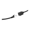 LogiLink Cat.6A Premium -verkkokaapelin jatko, S/FTP, musta, 3 m