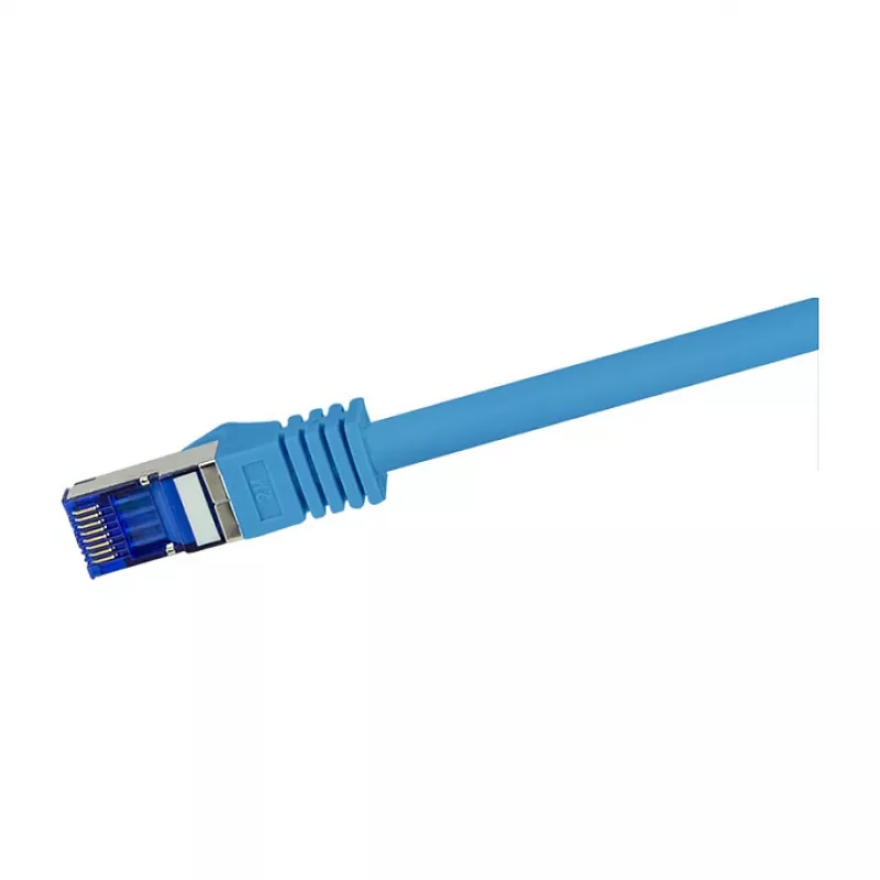 LogiLink Cat.6A S/FTP Ultraflex GHMT Certified -verkkokaapeli, 1.0m, sininen