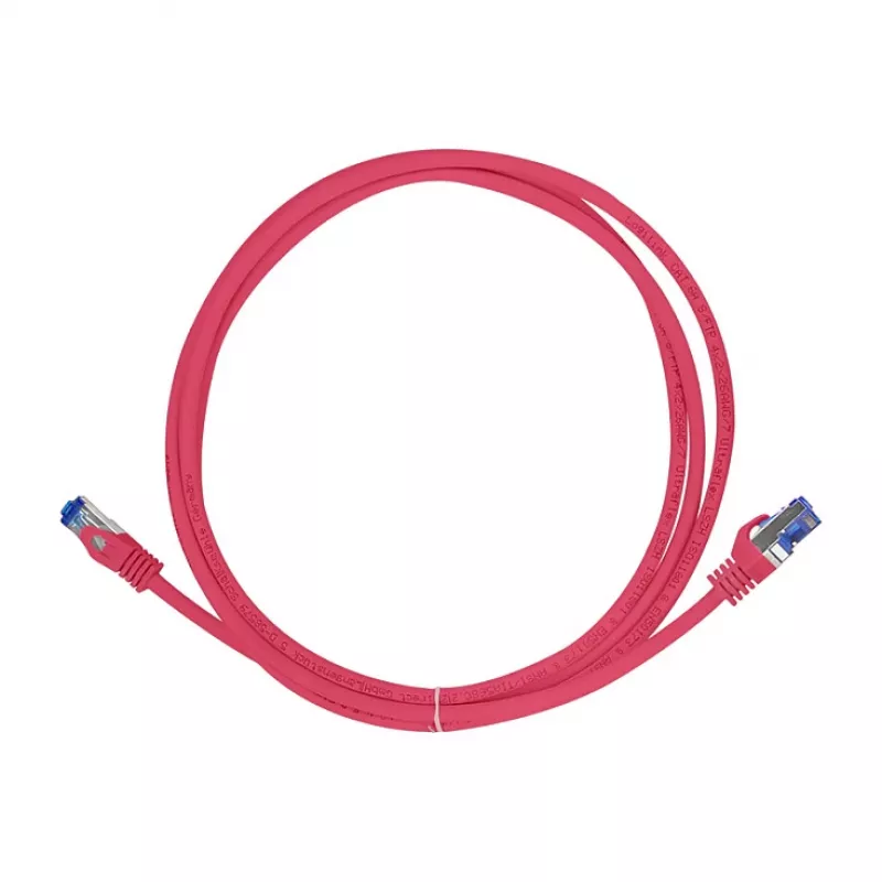 LogiLink Cat.6A S/FTP Ultraflex patch-kaapeli, GHMT-sertifioitu, punainen, 0,25 m