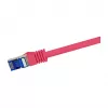 LogiLink Cat.6A S/FTP Ultraflex patch-kaapeli, GHMT-sertifioitu, punainen, 0,25 m