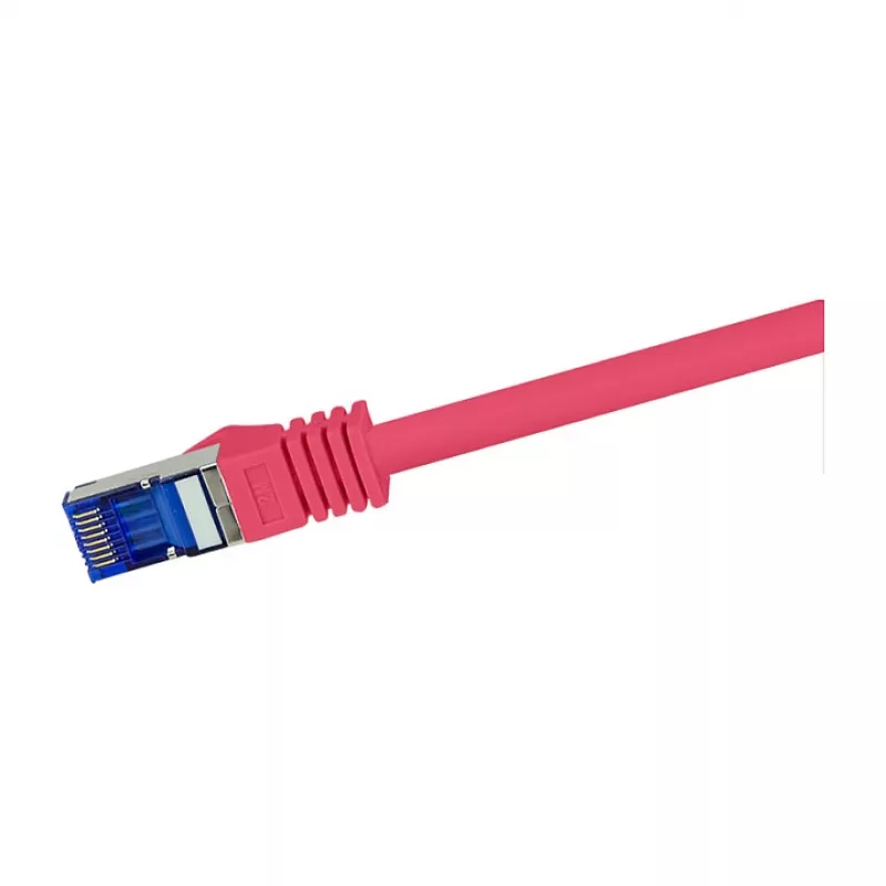 LogiLink Cat.6A S/FTP Ultraflex patch-kaapeli, GHMT-sertifioitu, punainen, 0,25 m