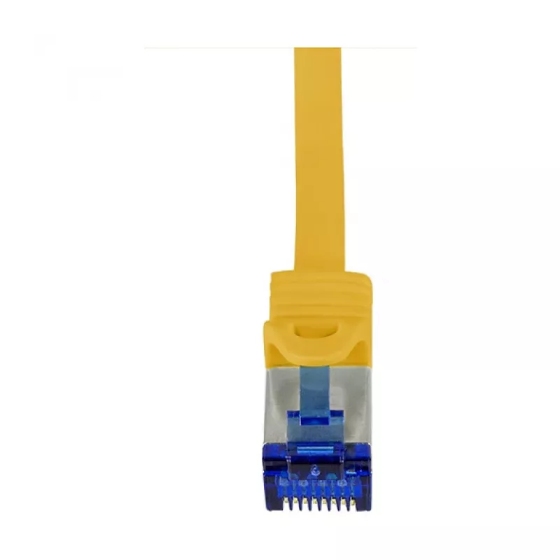 LogiLink Cat.6A S/FTP Ultraflex patch-kaapeli, GHMT-sertifioitu, keltainen, 0,25 m