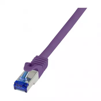 LogiLink Cat.6A S/FTP Ultraflex -verkkokaapeli, violetti, 1,0 m, GHMT-sertifioitu