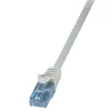 LogiLink Cat.6A U/UTP RJ45 -verkkokaapeli, 0,25 m, harmaa, EconLine