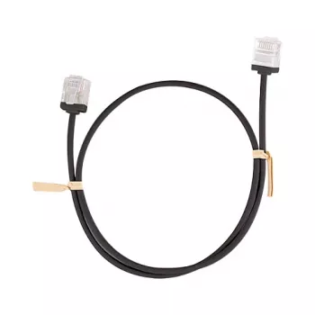 LogiLink Cat.6A U/UTP Slim High-Flex -verkkokaapeli, 1,5 m, musta