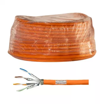 LogiLink Cat.7 1000 MHz asennuskaapeli 23 AWG S/FTP 50m, oranssi