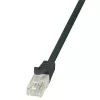 LogiLink Cat.6 U/UTP -verkkokaapeli, 1,5 m, musta, EconLine