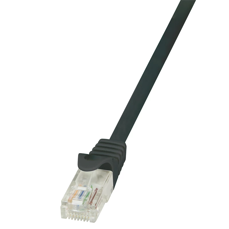 LogiLink Cat.6 U/UTP -verkkokaapeli, 1,5 m, musta, EconLine