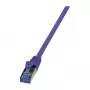 LogiLink Cat6a -verkkokaapeli 1,5 m PrimeLine S/FTP PiMF LSZH violetti