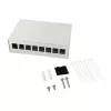 Logilink Consolidation Point Box 8-porttinen, pöytä-/seinä-/DIN-kiskoasennus, harmaa