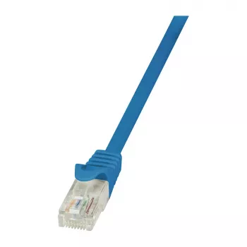LogiLink CP1026U Cat 5e U/UTP -verkkokaapeli, 0,5 m, sininen, Snagless