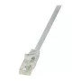 LogiLink CP2012U Cat.6 U/UTP verkkokaapeli, 0,25 m, harmaa, Snagless