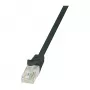 LogiLink CP2053U Cat 6 U/UTP RJ45 -verkkokaapeli, 2 m, musta, snagless