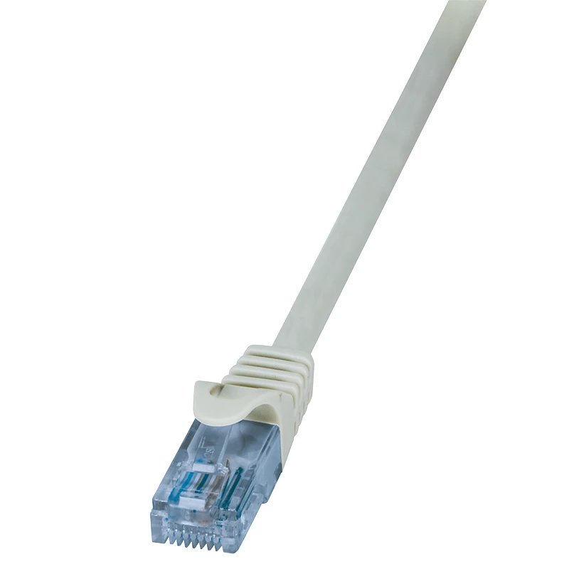 LogiLink EconLine Cat.6A U/UTP -verkkokaapeli CP3062U, RJ45 - RJ45, 3 m, harmaa