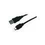 LogiLink CU0014 USB 2.0 jatkokaapeli, USB-A uros Mini-USB-B uros, 1,8 m, musta