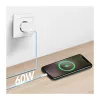 LogiLink CU0329 USB 2.0 Type-C -kaapeli, A/M - C/M, 480 Mbps, 60W, nailon, sininen, 0,5 m
