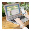 LogiLink CU0350 USB 2.0 Type-C - Type-C -kaapeli, 1 m, nylonpunottu, sininen, 60W Power Delivery, 480 Mbps