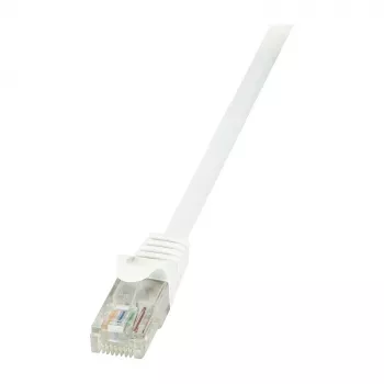 LogiLink EconLine Cat.6 U/UTP -verkkokaapeli, RJ45, 1,5 m, valkoinen