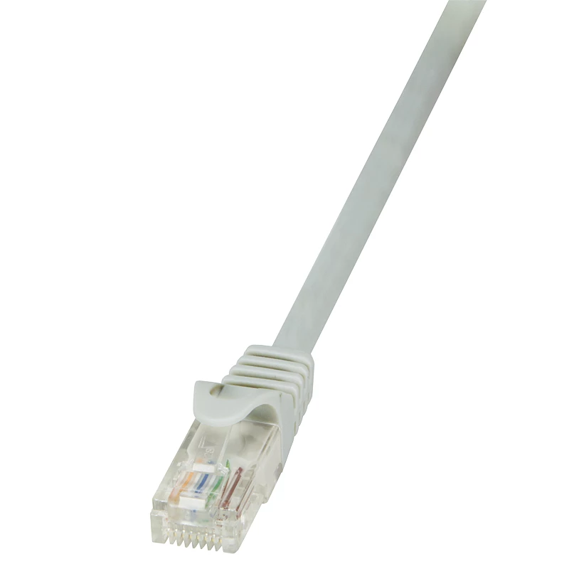 LogiLink EconLine Cat.6 U/UTP RJ45 -verkkokaapeli – 1 m, harmaa (CP2032U)