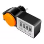 LogiLink Energiankulutusmittari ulkokäyttöön, LCD-näyttö, musta/oranssi