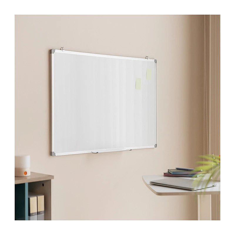 LogiLink EO0058 magneettinen valkotaulu 90x60 cm, lakattu teräs, seinäkiinnitys
