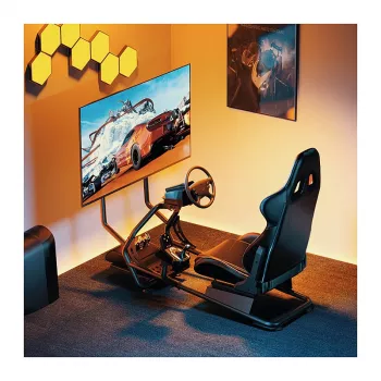 LOGILINK EO0065 kilpa-ajosimulaattorin ohjaamo monitoritelineellä
