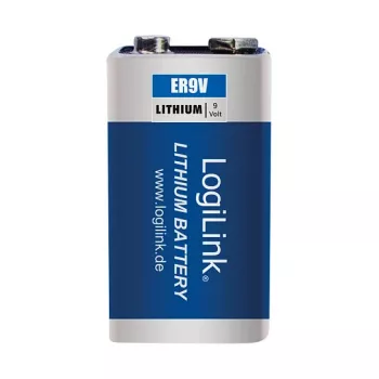 LOGILINK ER9VLIB 9V litiumparisto (1 kpl:n pakkaus, blisteri) – 1200 mAh, ei ladattava, PP3