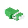 LogiLink FA02LC6 kuituadapteri LC duplex – laippa-asennus, vihreä (12 kpl:n pakkaus)