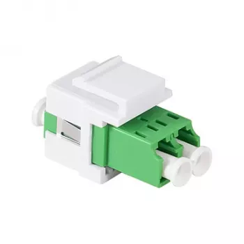 LogiLink FA03LC5 LC duplex kuituadapteri, laipaton, vihreä – 12 kpl
