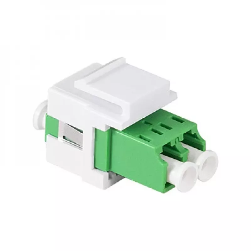 LogiLink FA03LC5 LC duplex kuituadapteri, laipaton, vihreä – 12 kpl
