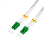 LogiLink FC0LC03 kuitu-patchkaapeli OS2 singlemode LC/APC - LC/APC simplex 3 m valkoinen