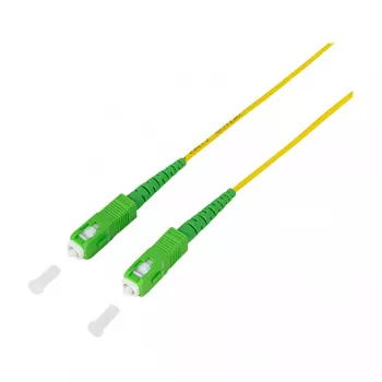 LogiLink kuitu-patchkaapeli – simplex, OS2 SM G.657.A2, SC/APC - SC/APC, 1 m, keltainen