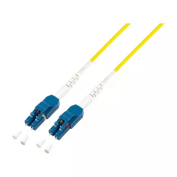 LogiLink kuitu Uniboot -verkkokaapeli OS2 LC Duplex - LC Duplex 0,5m LSZH keltainen