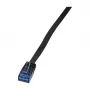 LogiLink CP0135B lattakaapeli Cat.5e U/UTP patchkaapeli, 2 m, musta