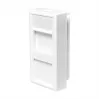 LOGILINK French Faceplate modulaarinen insertti 22,5x45 mm, valkoinen