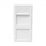 LOGILINK French Faceplate modulaarinen insertti 22,5x45 mm, valkoinen
