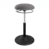 LOGILINK korkeussäädettävä keinutuoli EO0022 - ergonominen jakkara aktiiviseen istumiseen kaasujousella, 360° kierto, musta