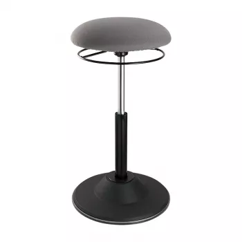 LOGILINK korkeussäädettävä keinutuoli EO0022 - ergonominen jakkara aktiiviseen istumiseen kaasujousella, 360° kierto, musta