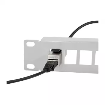 LOGILINK Keystone-liitin Cat.5e STP, 2xRJ45, metalli, suojattu