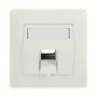 LogiLink Keystone -kehyselevy 45° 1 moduulille, puhtaanvalkoinen