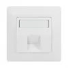 LogiLink Keystone -kehyselevy 45° 1 moduulille, signal white