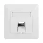 LogiLink Keystone -kehyselevy 45° 1 moduulille, signal white
