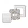 LogiLink Keystone-kansi 2 moduulille, ulkoneva, UP/50, puhtaanvalkoinen