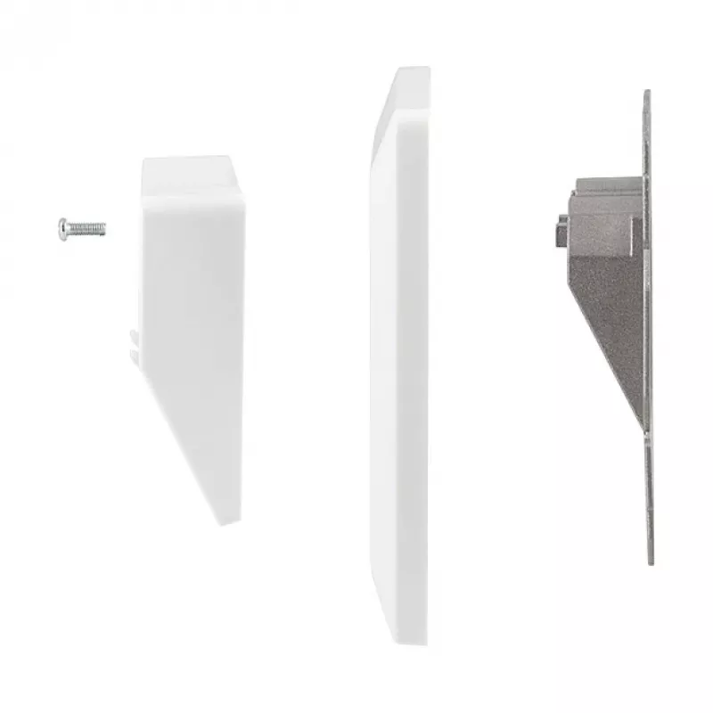 LogiLink Keystone-kansi 2 moduulille, ulkoneva, UP/50, puhtaanvalkoinen