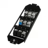 Logilink Keystone lattiarasian kehys 3 x 3 Keystone-moduulille, musta