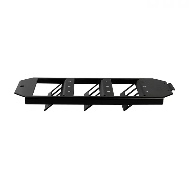Logilink Keystone lattiarasian kehys 3 x 3 Keystone-moduulille, musta